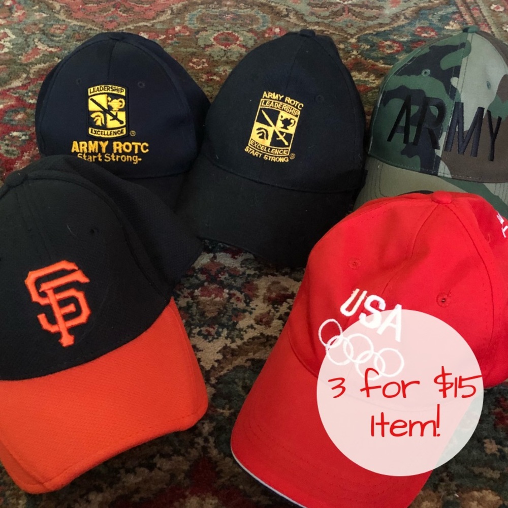 San Francisco & 4 Baseball Caps